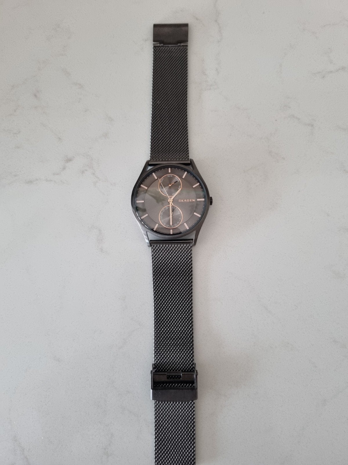 Skagen holst SKW6180 heren horloge 40mm grijs
Moet nagekeken, Overige merken, Staal, Staal, Polshorloge