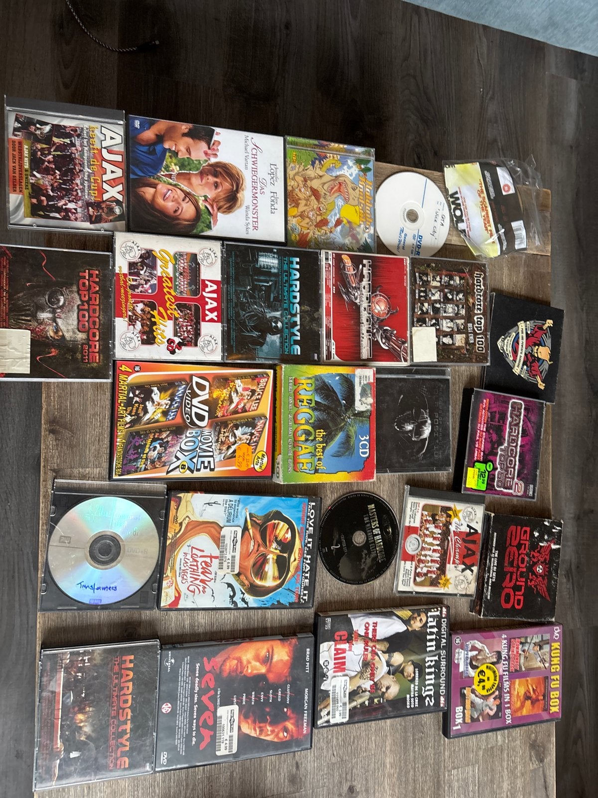 Grote stapel diverse dvd's en cd's - Zolderopruiming, Verzenden, Gebruikt