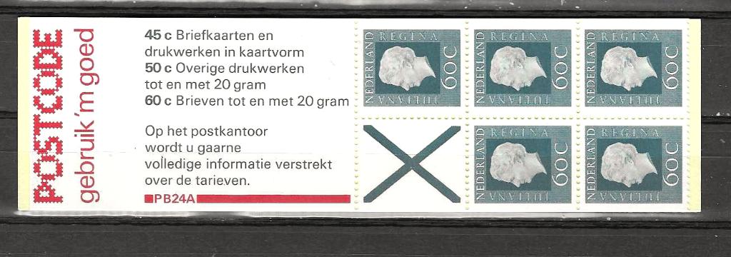 Nl pb 24 a postfris, Ophalen of Verzenden, Na 1940, Postfris