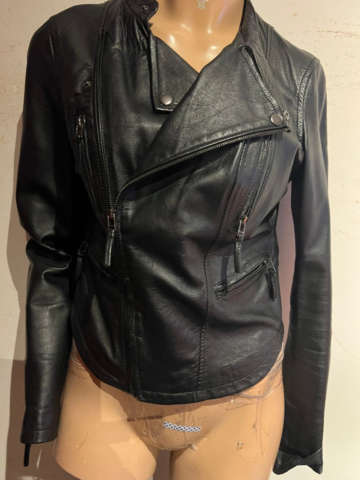 ZARA jack echt lams leer maat m zgan, Maat 38/40 (M), F, G, Ophalen of Verzenden