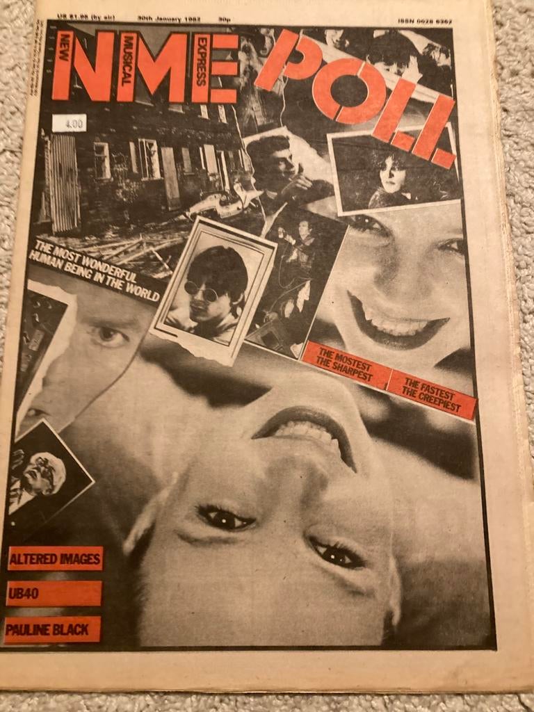 NME 1982 IDEAL Pauline Black UB40 Altered Images, Boeken, Ophalen of Verzenden, Muziek, Film of Tv