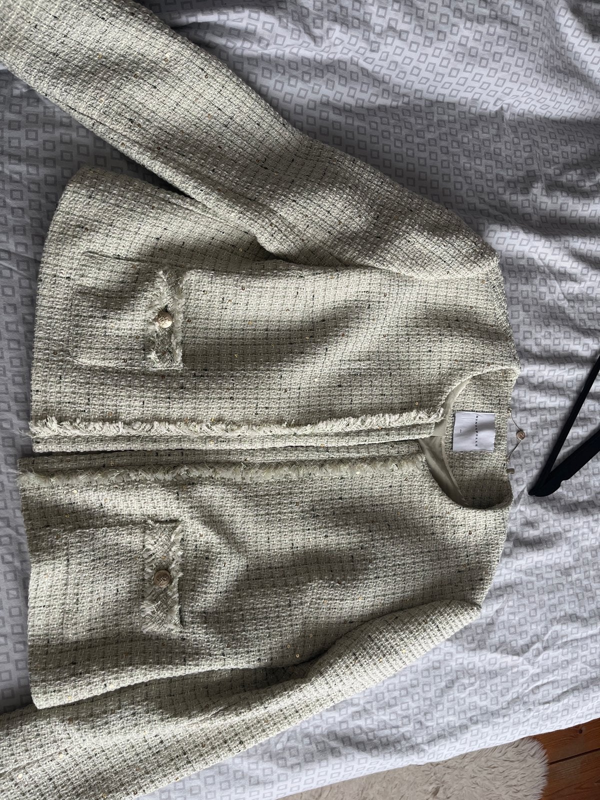 Rino & Pelle tweed jasje maat 44, Ophalen, Zo goed als nieuw, Maat 46/48 (XL) of groter, Beige