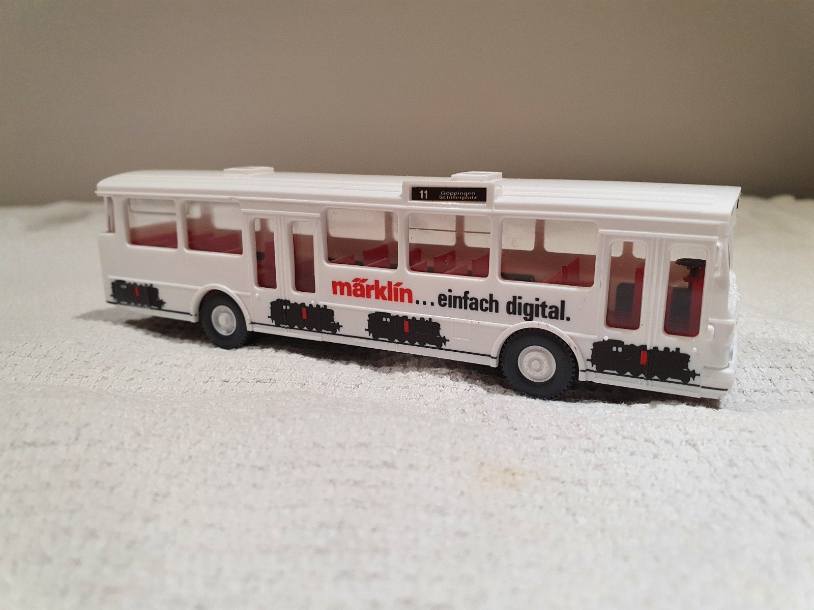 Wiking Mercedes-Benz O305 Marklin bus 1:87, Hobby en Vrije tijd, Modelauto's | 1:87, Ophalen of Verzenden, Gebruikt, Bus of Vrachtwagen