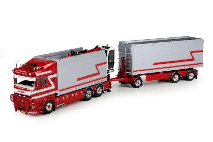 Tekno scania g&j van leeuwen nieuw, Hobby en Vrije tijd, Modelauto's | 1:50, Ophalen of Verzenden, Nieuw, Bus of Vrachtwagen, Tekno