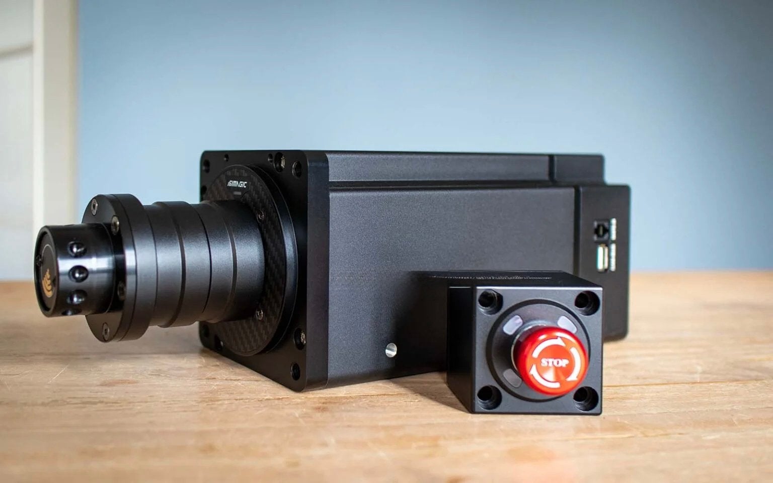Simagic Alpha Wheelbase 15Nm - Topconditie, Computers en Software, Joysticks, Ophalen of Verzenden, Zo goed als nieuw, Simagic