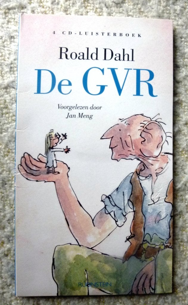 Roald Dahl, 4 cd, De grote vriendelijke reus - krasvrij, Ophalen of Verzenden, Roald Dahl, Cd, Kind