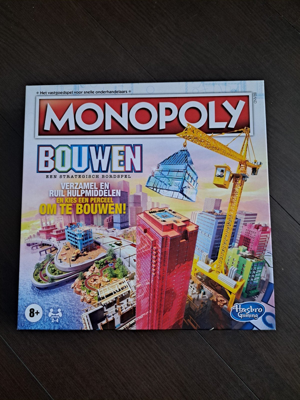 Monopoly Bouwen - nieuw, Drie of vier spelers, Ophalen of Verzenden, Zo goed als nieuw, Hasbro