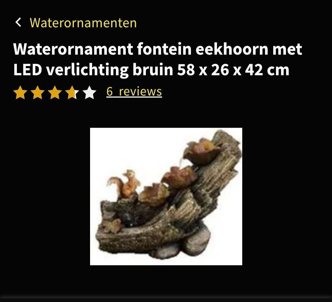 Waterornament, Tuin en Terras, Tuinbeelden, Ophalen of Verzenden, Kunststof