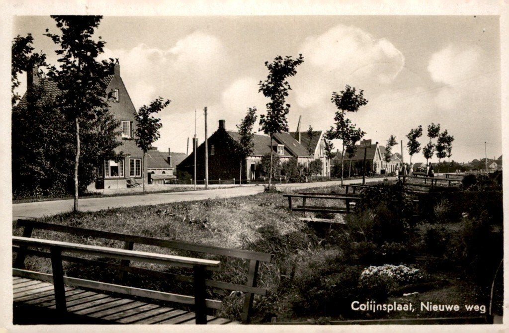 Colijnsplaat Nieuwe weg # 958, Verzenden, 1920 tot 1940, Gelopen, Zeeland