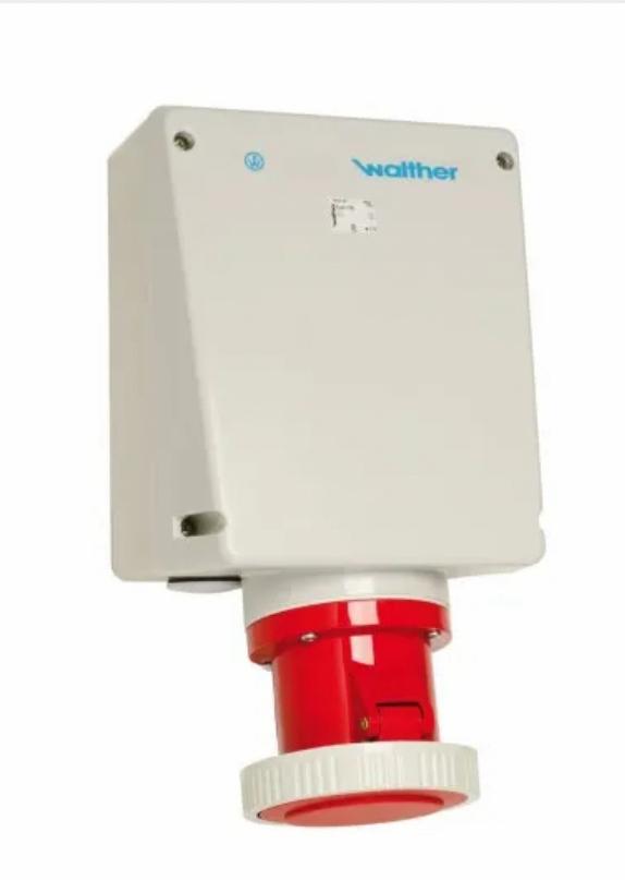 Walther Werke 380v 125a wandcontactdoos, Ophalen of Verzenden, Zo goed als nieuw, Stopcontact