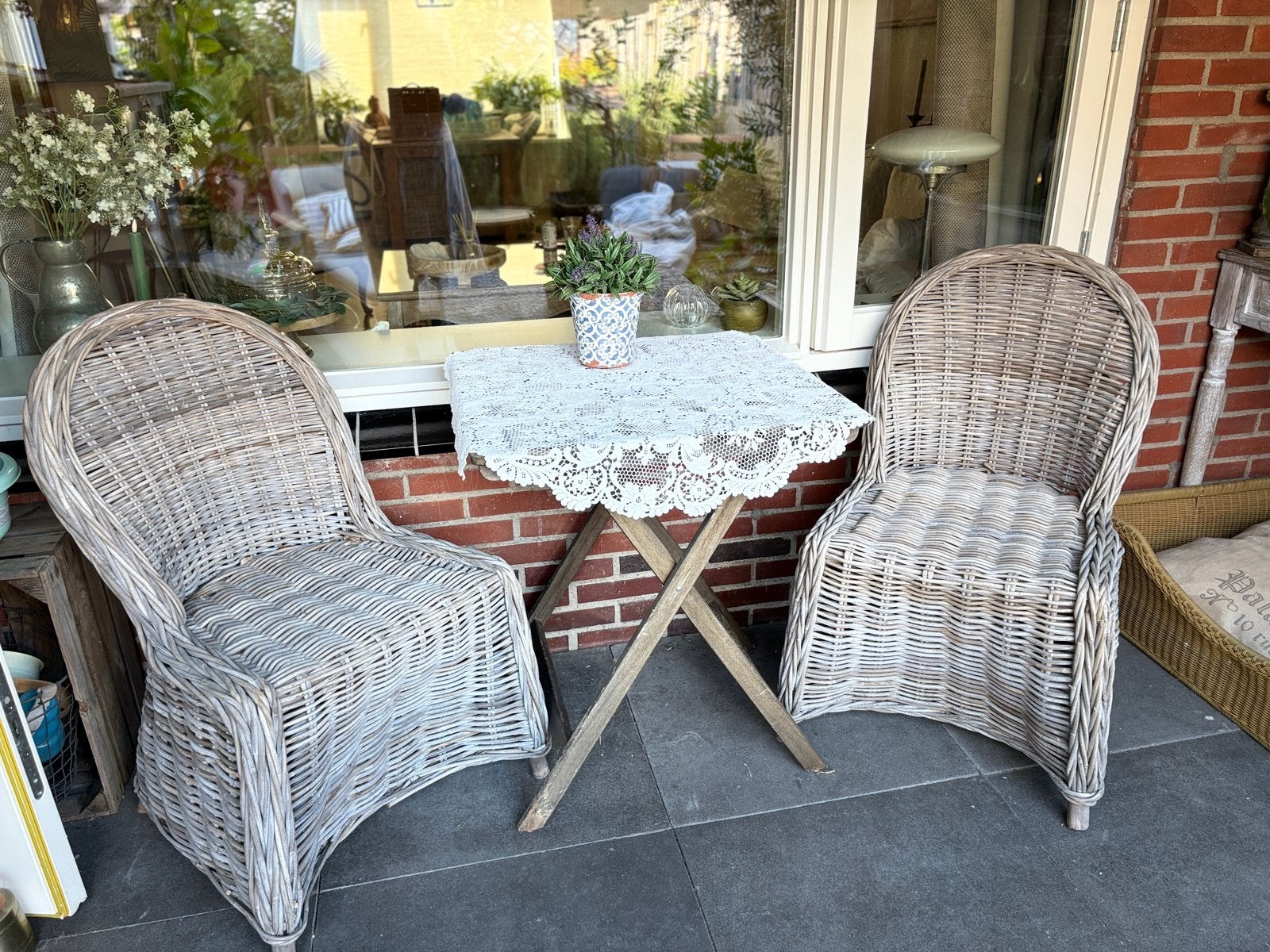 2 rotan stoelen, Ophalen, Rotan