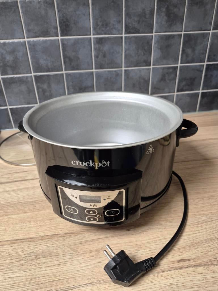 Crock-Pot SCCPRC507B-050 Digitale Slowcooker, Ophalen of Verzenden, Timer, Gebruikt