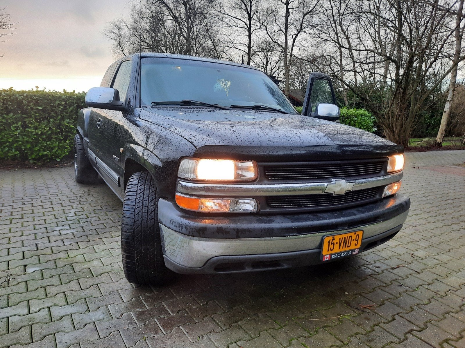 Chevrolet silverado c1500 pickup stepside, Auto's, 290 pk, 8 cilinders, Zwart, Particulier