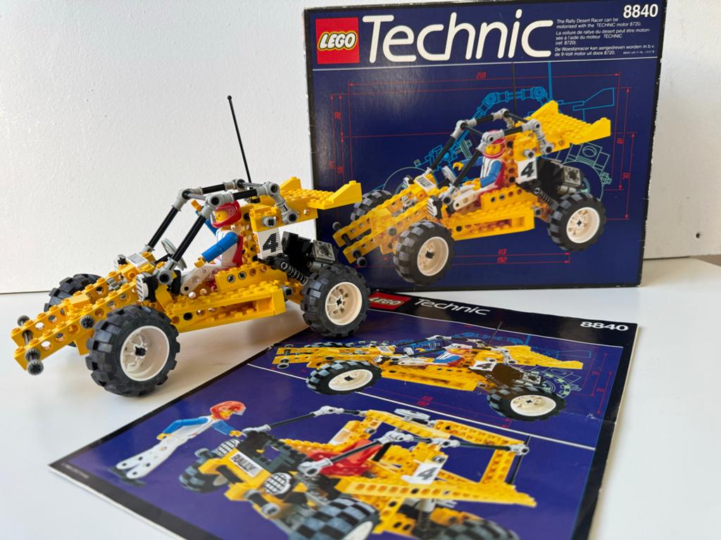 Lego Technic 8840 Rally Racer - Vintage set uit 1983, Lego, Ophalen of Verzenden, Zo goed als nieuw, Technic