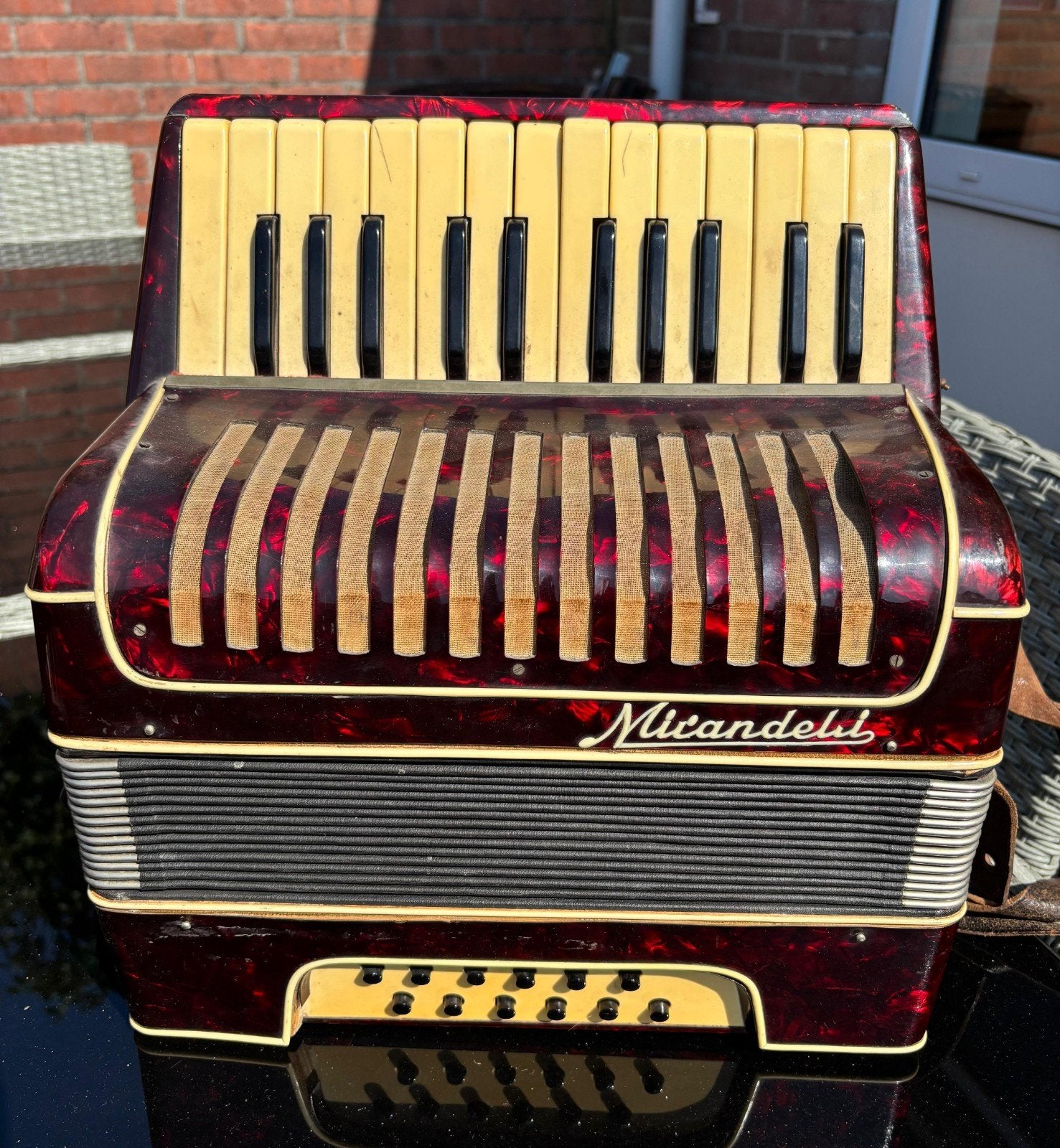 accordeon mirandelli, Ophalen of Verzenden, Gebruikt, Overige merken