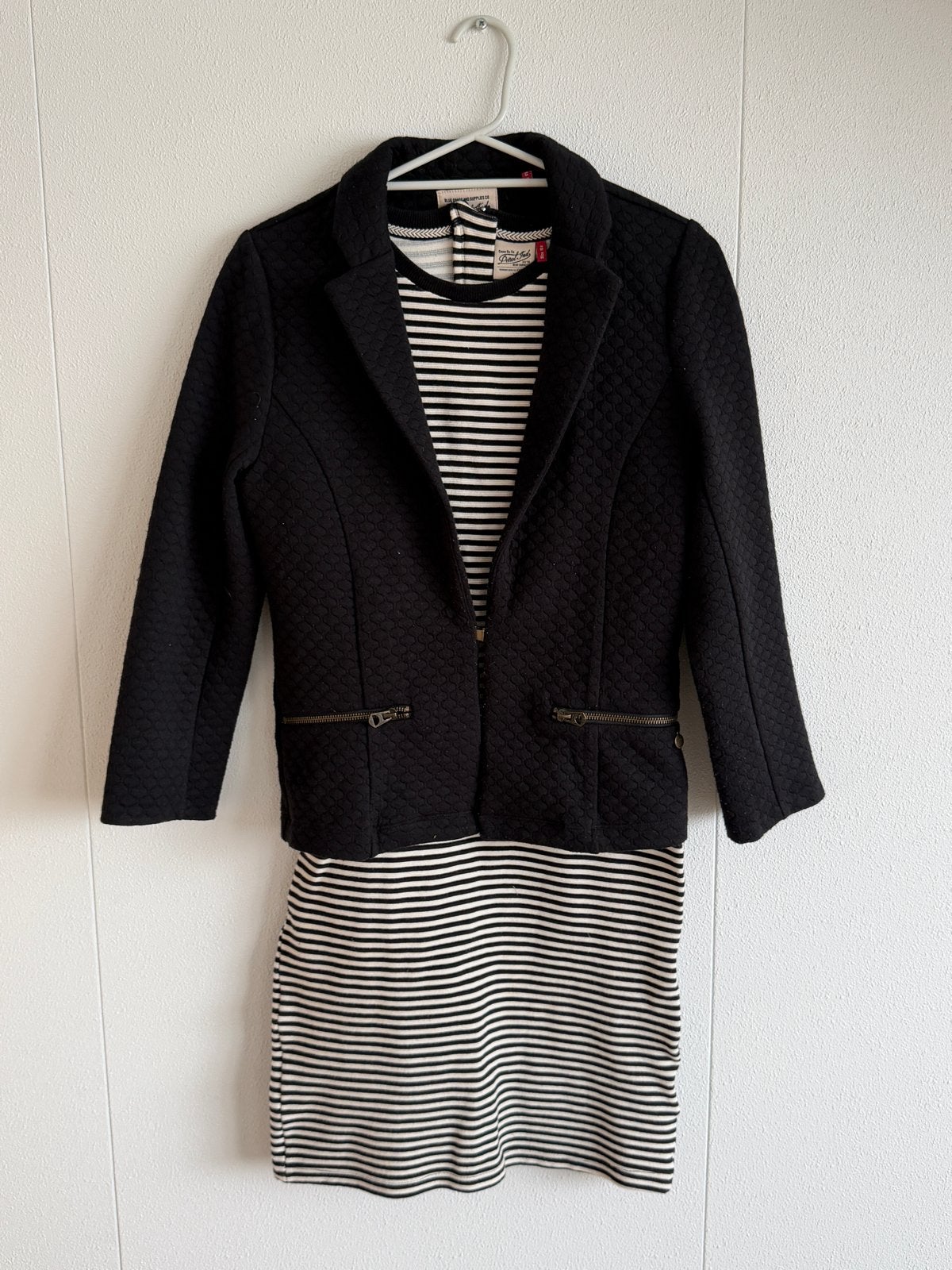 Petrol Industries jurk en blazer set maat 164, Zwart, Ophalen of Verzenden, Zo goed als nieuw, Maat 34 (XS) of kleiner