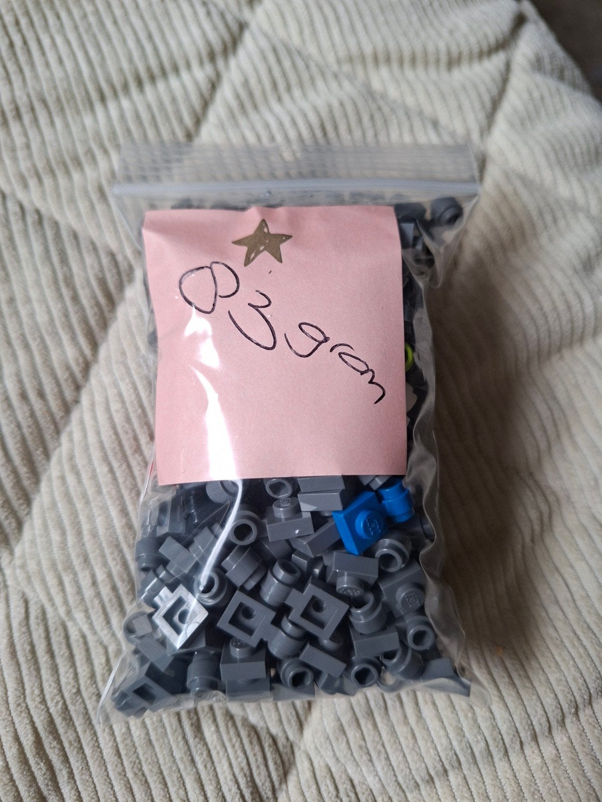 Lego onderdelen - 83 gram grijze en gekleurde bricks, Ophalen of Verzenden, Nieuw, Losse stenen, Lego