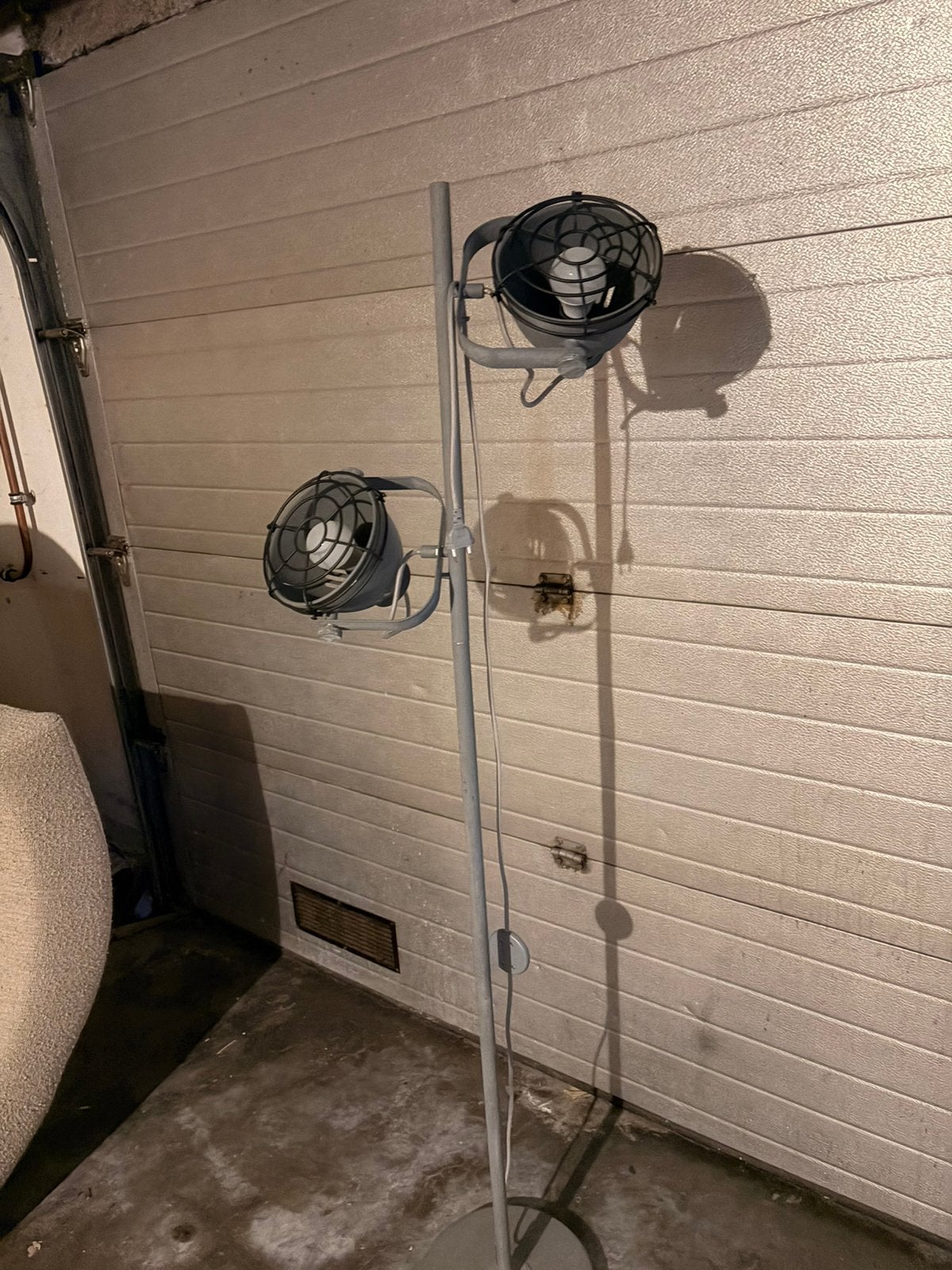 Staande industriele lamp, Ophalen, Zo goed als nieuw, 150 tot 200 cm