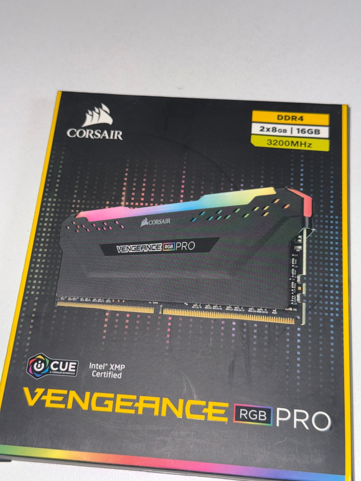 Corsair vengeance RGB PRO 2x8GB DDR4, Ophalen, Gebruikt, DDR4, Desktop