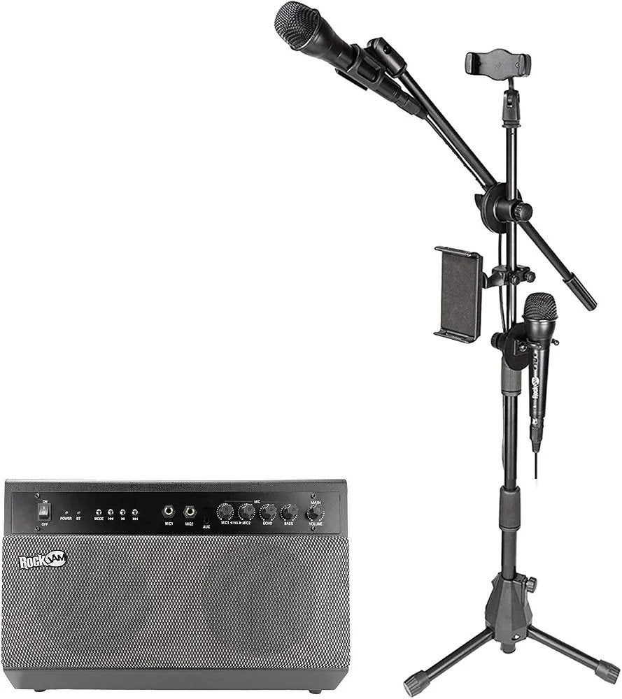 RockJam Karaoke Machine met Microfoon en Versterker, Muziek en Instrumenten, Microfoons, Nieuw, Zangmicrofoon, Ophalen of Verzenden