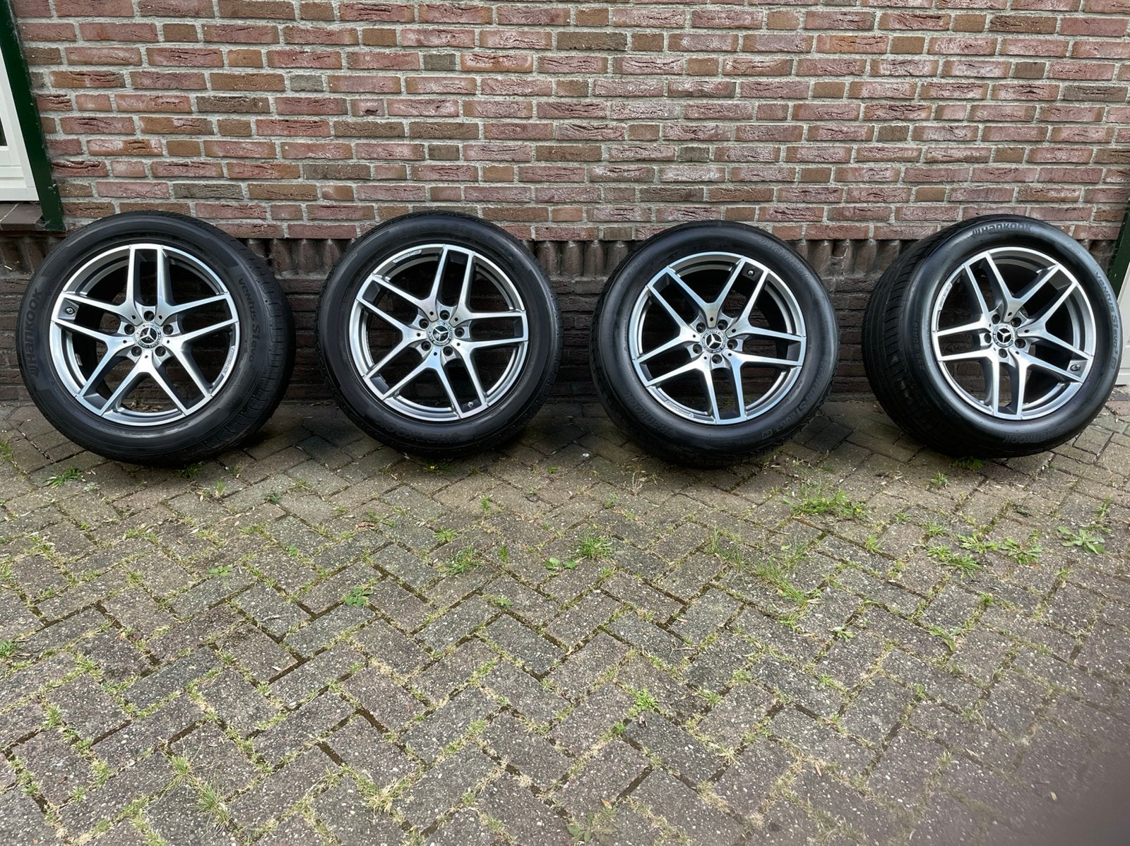 Velgen Mercedes GLC AMG breedset origineel met zomerbanden, Auto-onderdelen, Banden en Velgen, Overige, 255 mm, Banden en Velgen