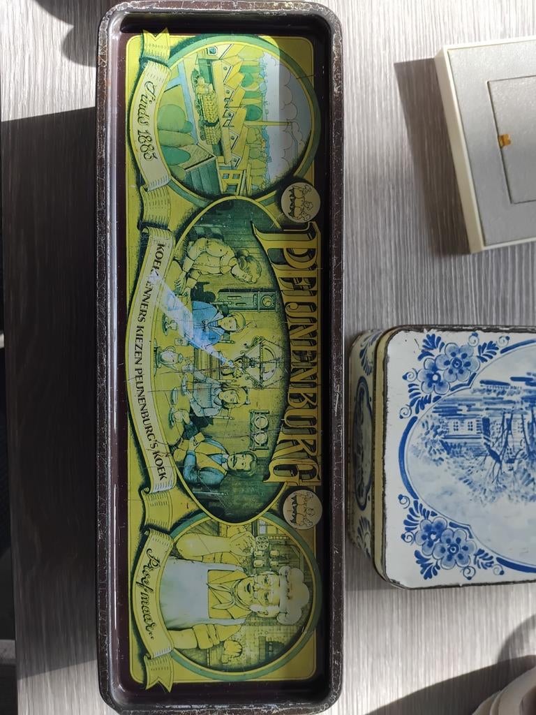 Vintage Pijnenburg Ontbijtkoek Trommel - Decoratief, Ophalen of Verzenden, Gebruikt, Overige, Overige merken