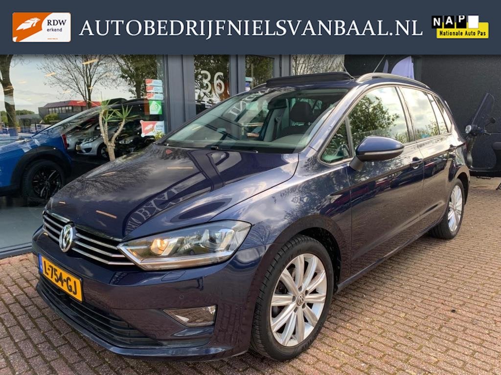 Volkswagen Golf Sportsvan 1.4 TSI Highline Panorama/Navi/PDC, Voorwielaandrijving, Gebruikt, 4 cilinders, Blauw