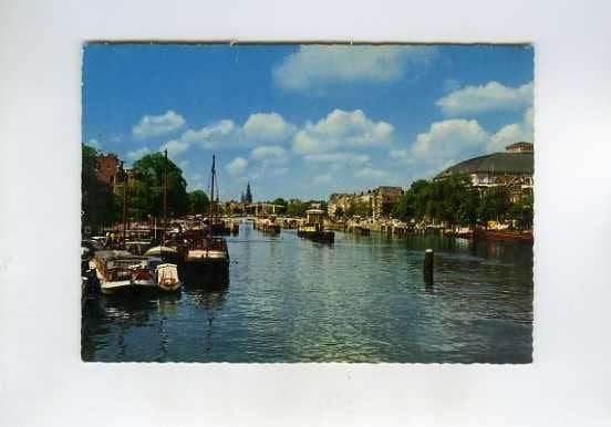kaart-AMSTERDAM-amstel, Ophalen of Verzenden, Voor 1920, Noord-Holland
