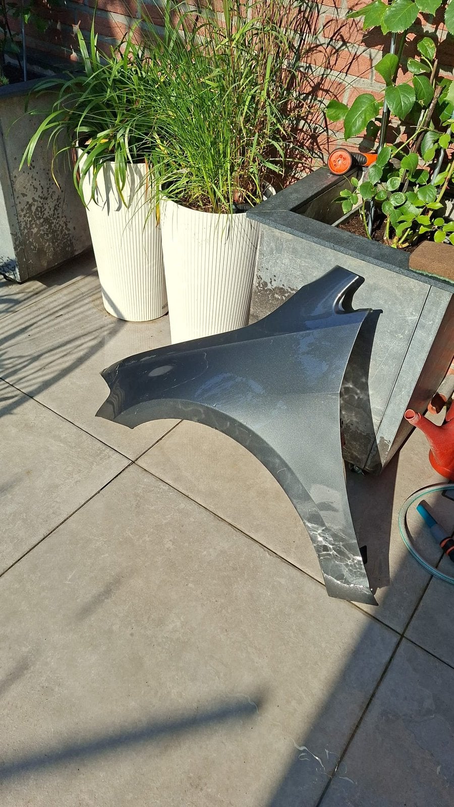Te koop linkse spatbord voor golf 7.5 facelift, Ophalen, Voor, Spatbord