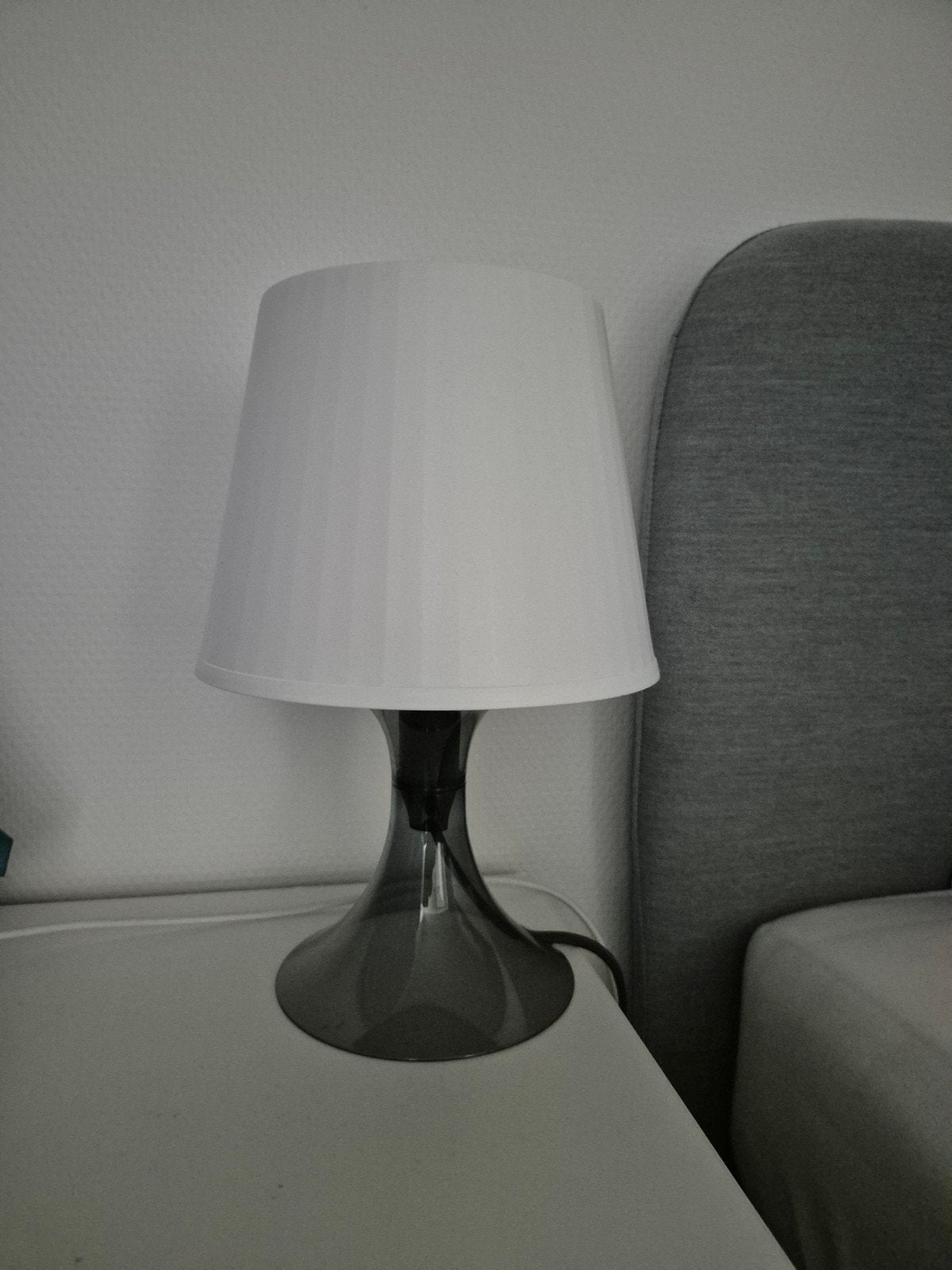 Twee tafellamp met witte kap, Ophalen, Met kap, Wit, Zo goed als nieuw