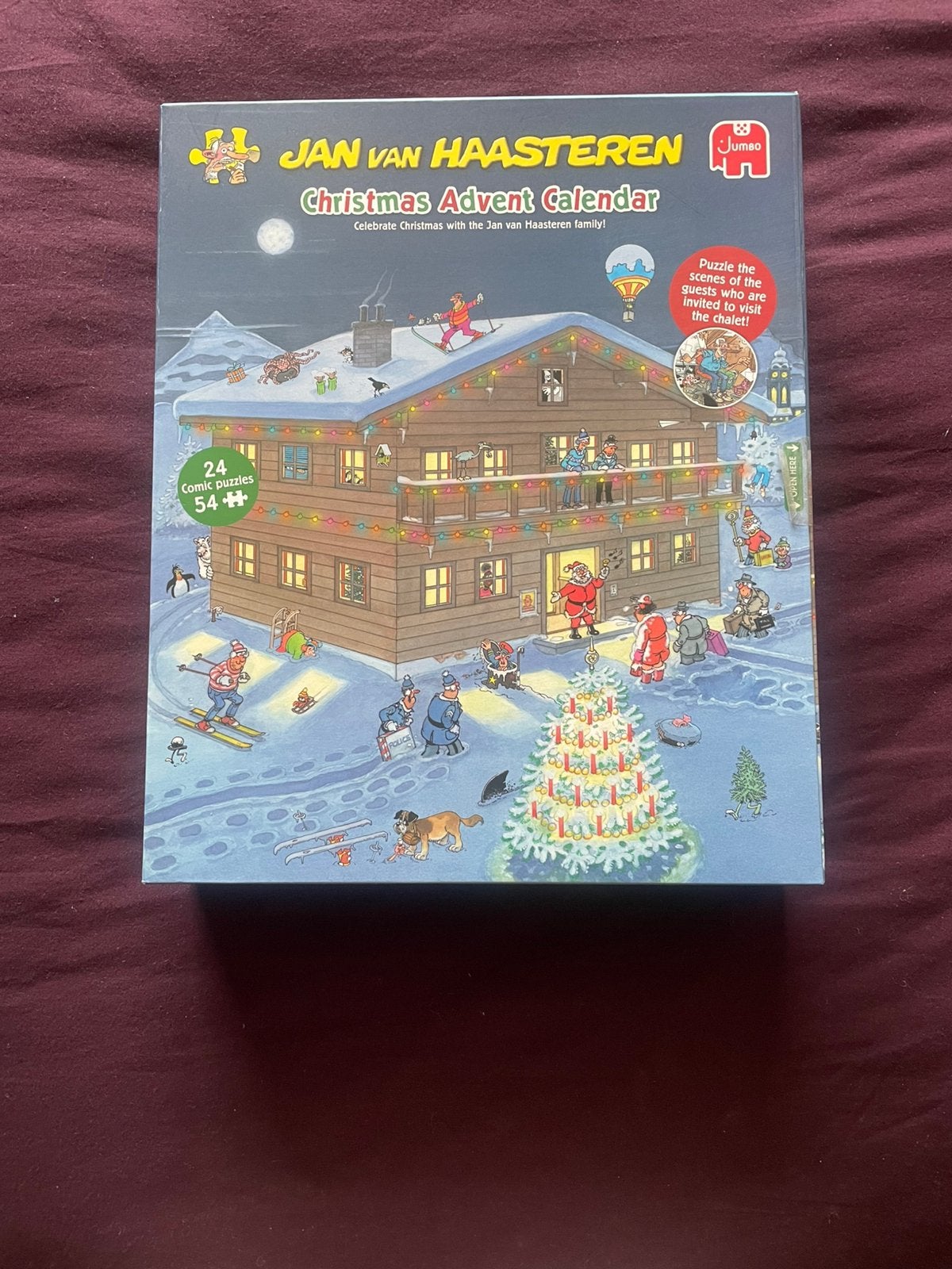 Jan van Haasteren advent kalender, Ophalen of Verzenden, 500 t/m 1500 stukjes, Zo goed als nieuw