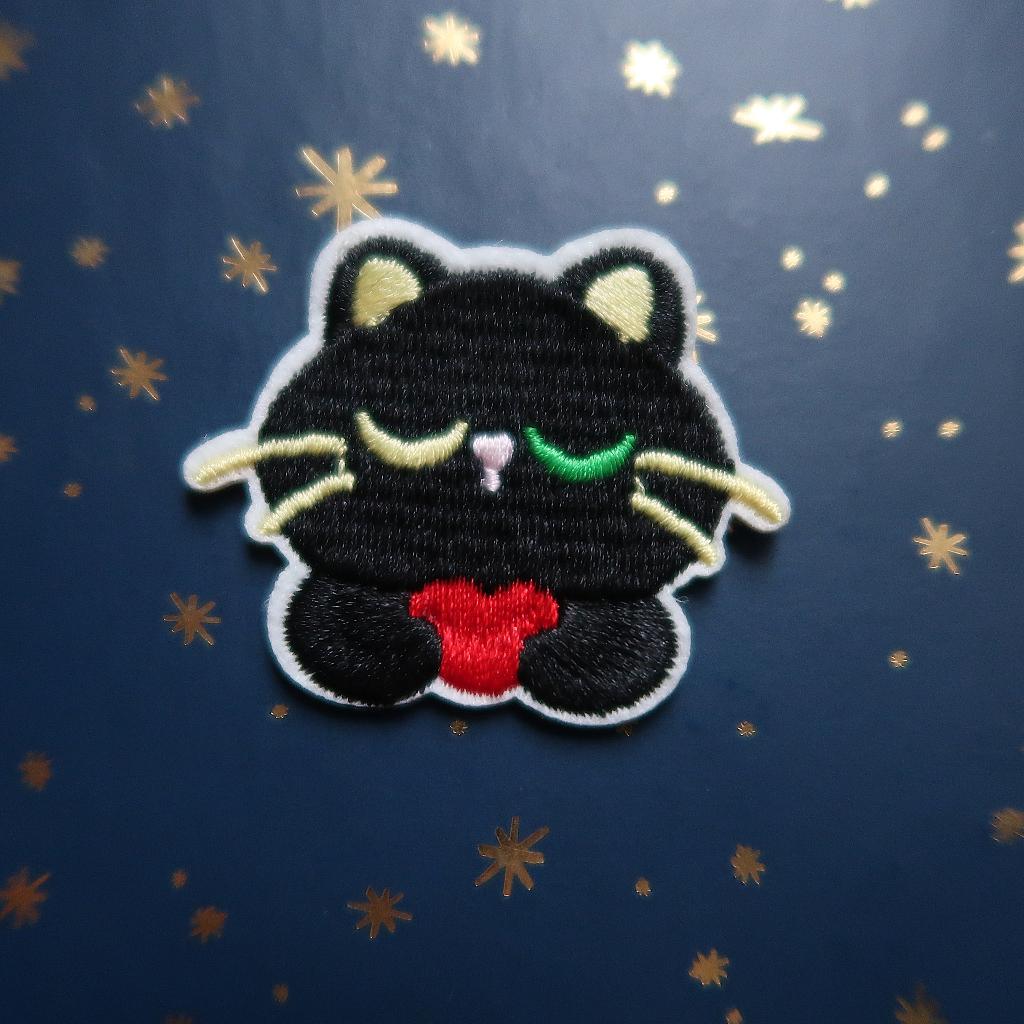 Kat opstrijkplaatje Patch Badge Applique, Verzenden, Nieuw, Overige applicaties