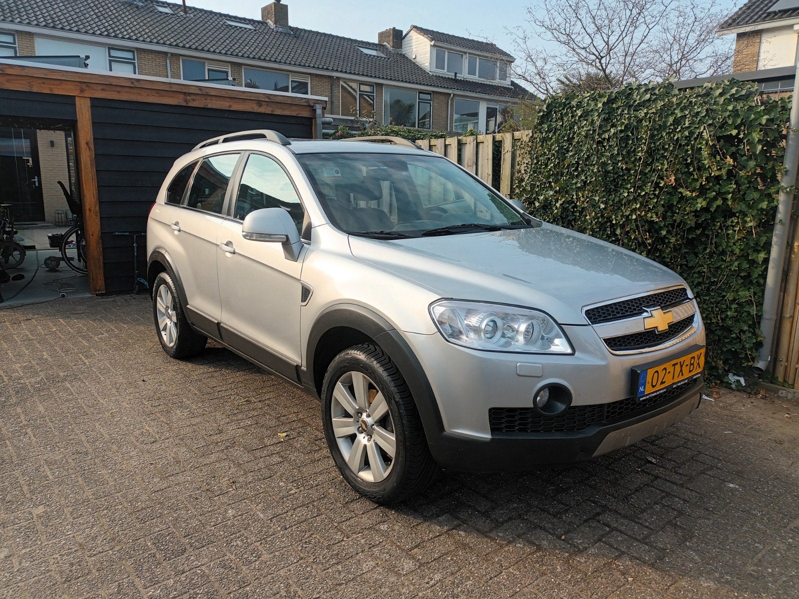 Chevrolet Captiva 7zits 3.2 4WD AUT, Auto's, Chevrolet, 1780 kg, 3195 cc, Zwart, 2000 kg