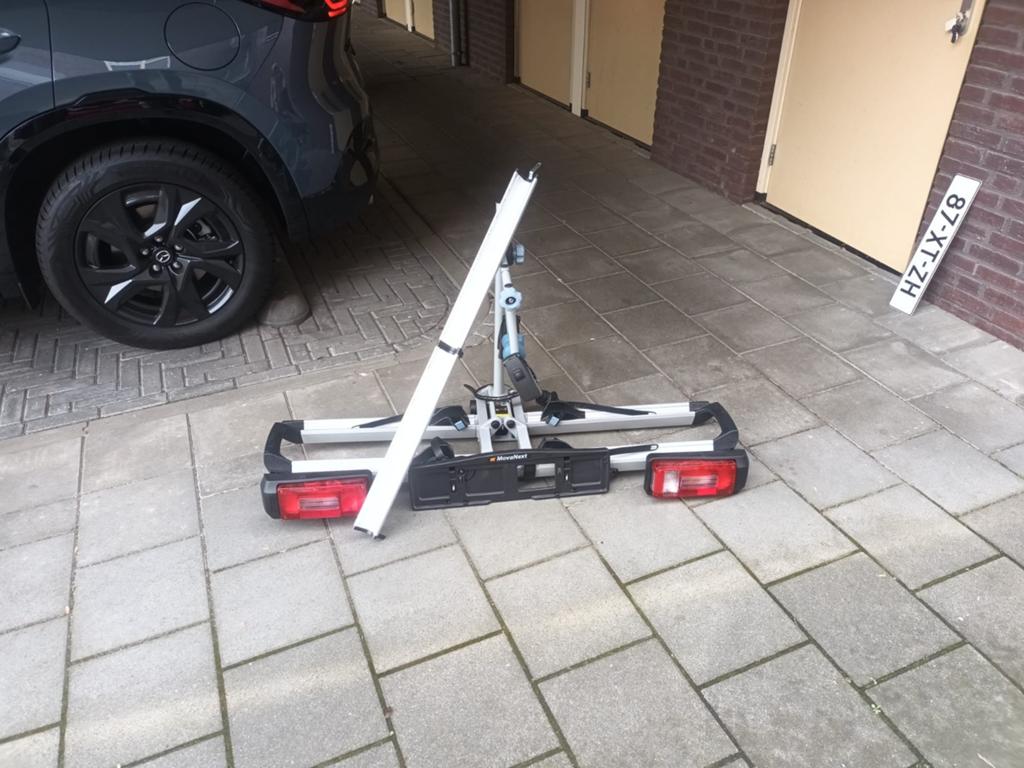 Stevige fietsendrager voor 2 fietsen  Movanext Lux, Ophalen of Verzenden, 2 fietsen, Gebruikt, Trekhaakdrager