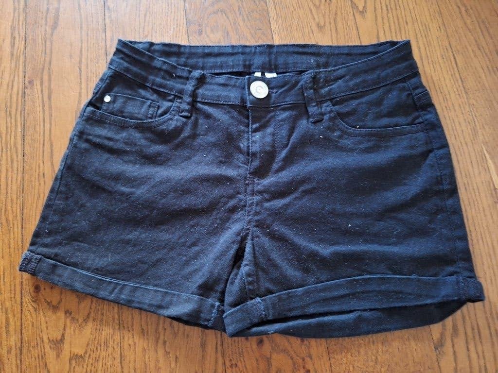 Zwarte korte broek maat 158, Broek, C&A, Meisje, Ophalen of Verzenden
