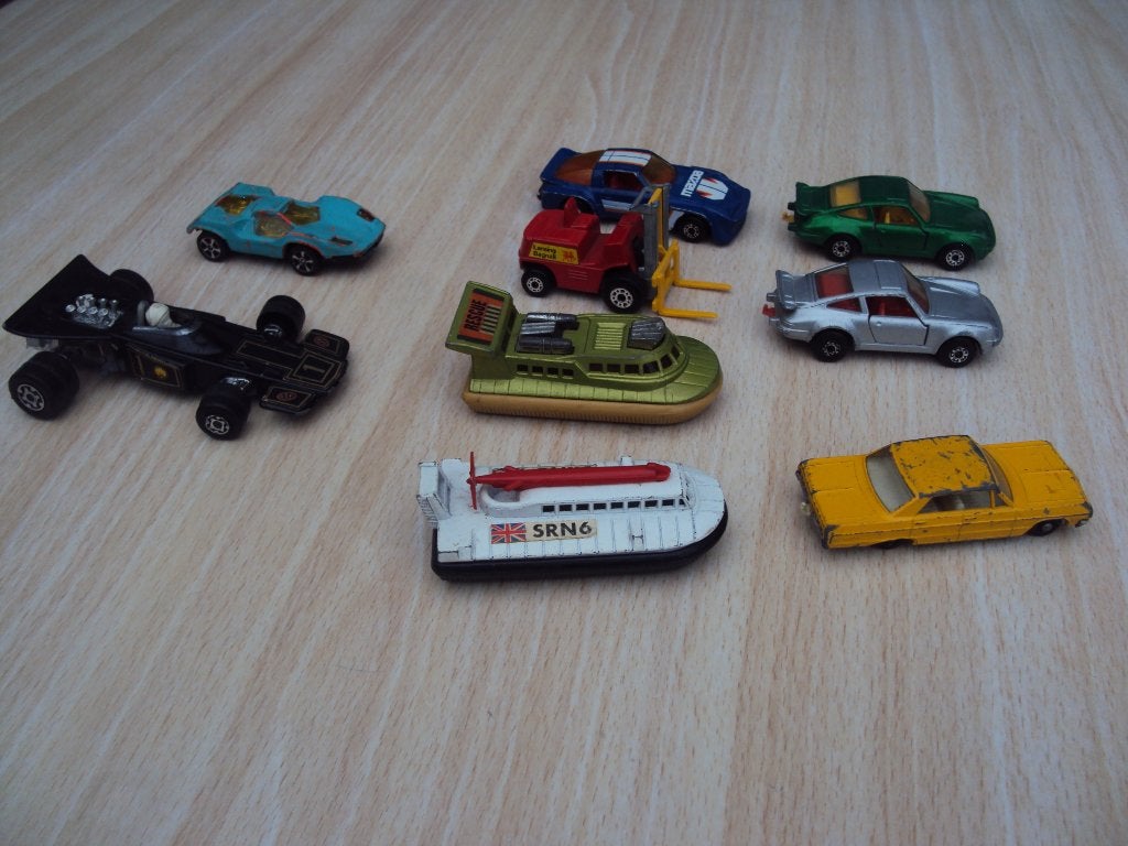 lot van 9 autootjes:matchbox-matchbox superfast-speed ..., Ophalen of Verzenden, Gebruikt