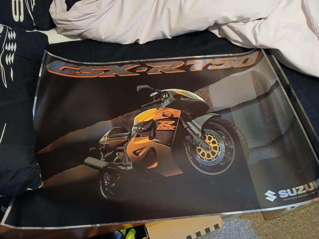 Poster moter., Ophalen of Verzenden