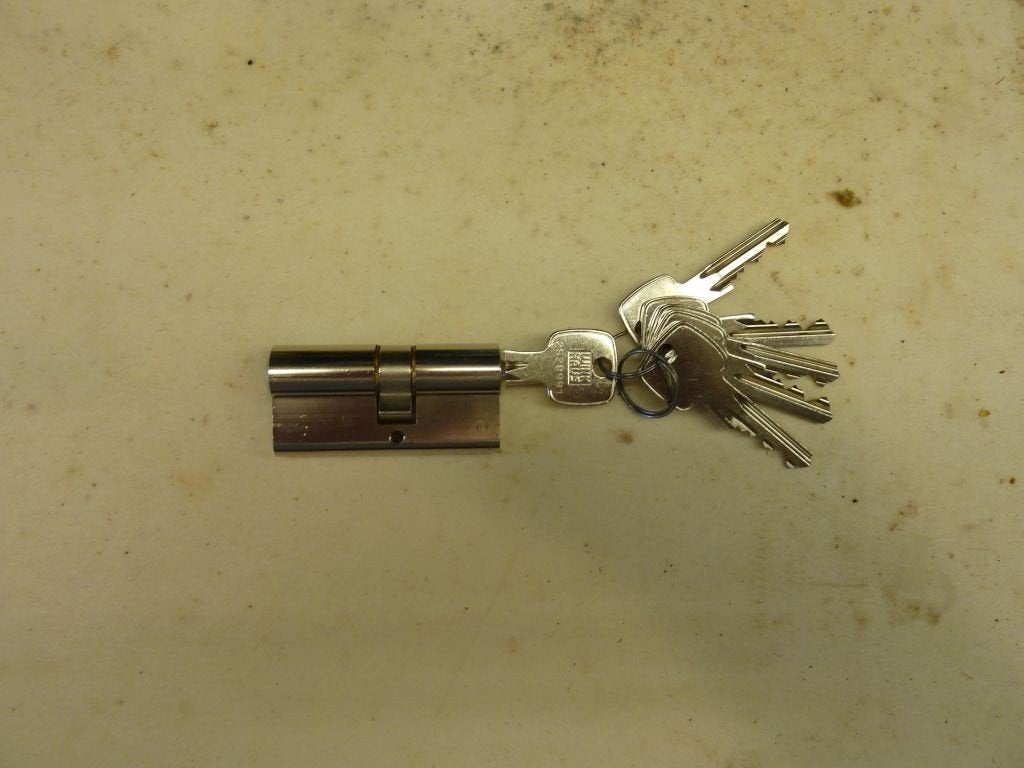 Winkhaus Slotcilinder SKG ** 67 cm, Ophalen of Verzenden, Zo goed als nieuw, Rvs, Slot