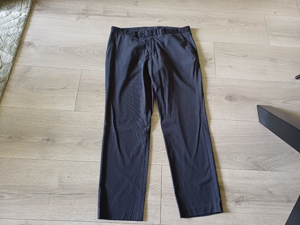 zgan zwarte dunne broek Angelo Litrico mt 52, Maat 52/54 (L), Angelo Litrico, Zwart, Ophalen of Verzenden