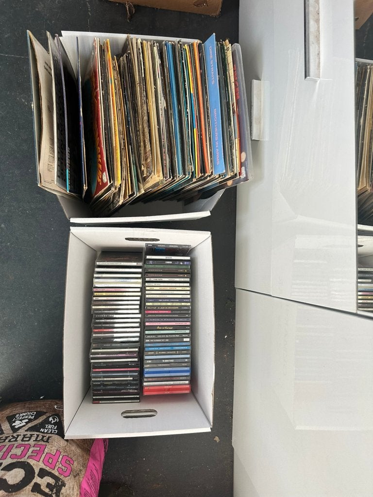 Collectie van LP's (ca. 80 stuks) en CD's (ca. 60 stuks), Gebruikt, Originele persing, Overige genres, Ophalen of Verzenden