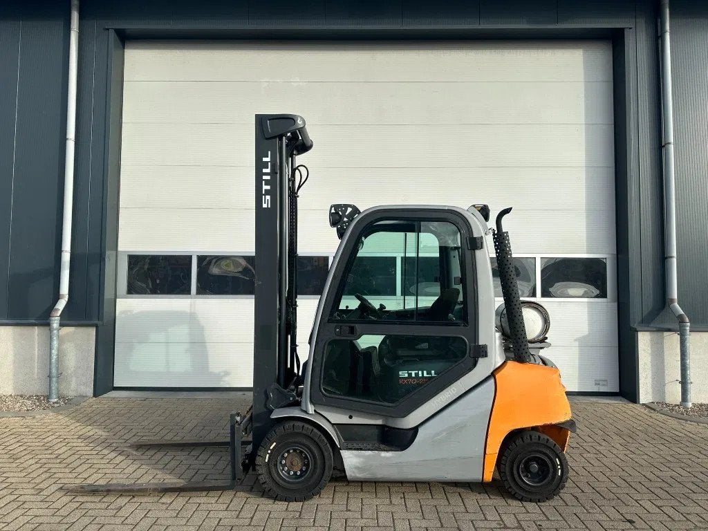 Still RX70-25 T 2.5 ton Duplex Freelift Sideshift LPG Heftru, LPG, Still, Heftruck, Ophalen of Verzenden