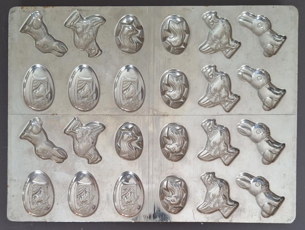 Paasfiguren - Chocolademal / chocoladevorm - 36, Antiek en Kunst, Ophalen of Verzenden
