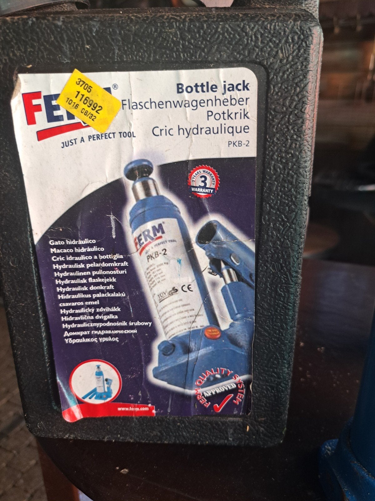Goed werkende olie krik, Ophalen, Gebruikt, Hydraulisch, Garagekrik