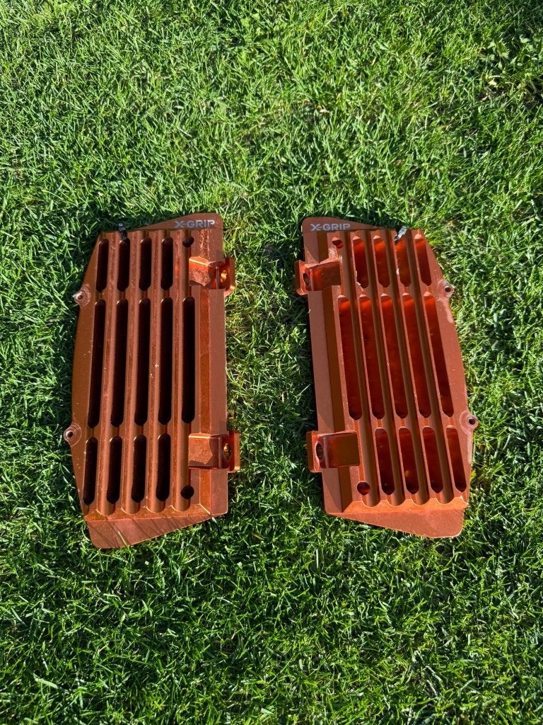 KTM EXC radiateur beschermers X-GRIP, Motoren, Ophalen of Verzenden, Gebruikt