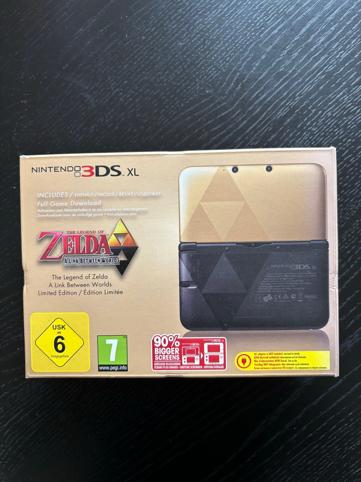 Nintendo 3DS XL The Legend of Zelda: A Link Between Worlds, Ophalen of Verzenden, Gebruikt, Geel, 3DS XL