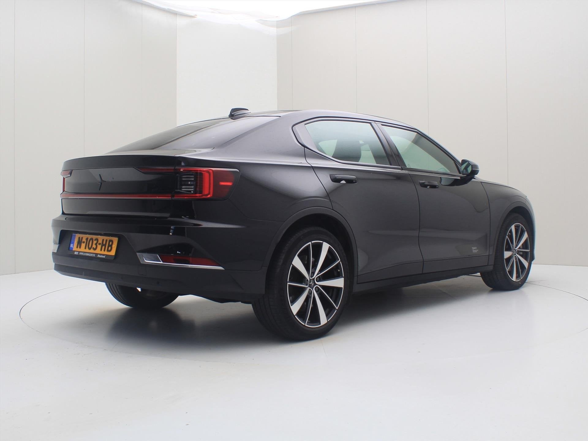 Polestar 2 Long Range Dual Motor 408PK 78kWh 92.82% SoH Laun, Auto's, Polestar 2, Stof, Gebruikt, Zwart