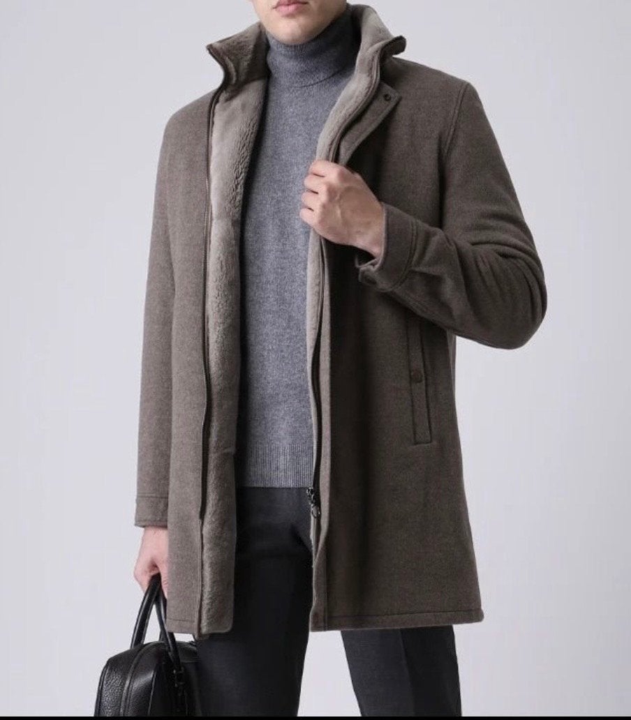 Seraphin / Loro Piana Winterjas - Maat 50 (M/L) Loro Piana, Ophalen of Verzenden, Zo goed als nieuw, Maat 52/54 (L), Bruin