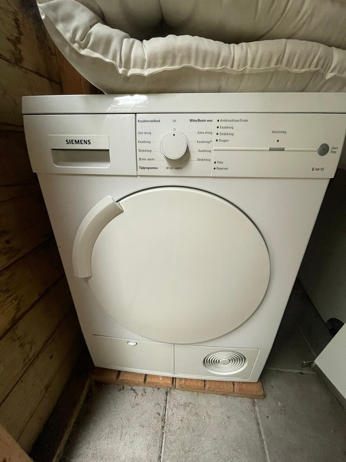 Droger, Witgoed en Apparatuur, Wasdrogers, Ophalen, 6 tot 8 kg, Zo goed als nieuw, 85 tot 90 cm