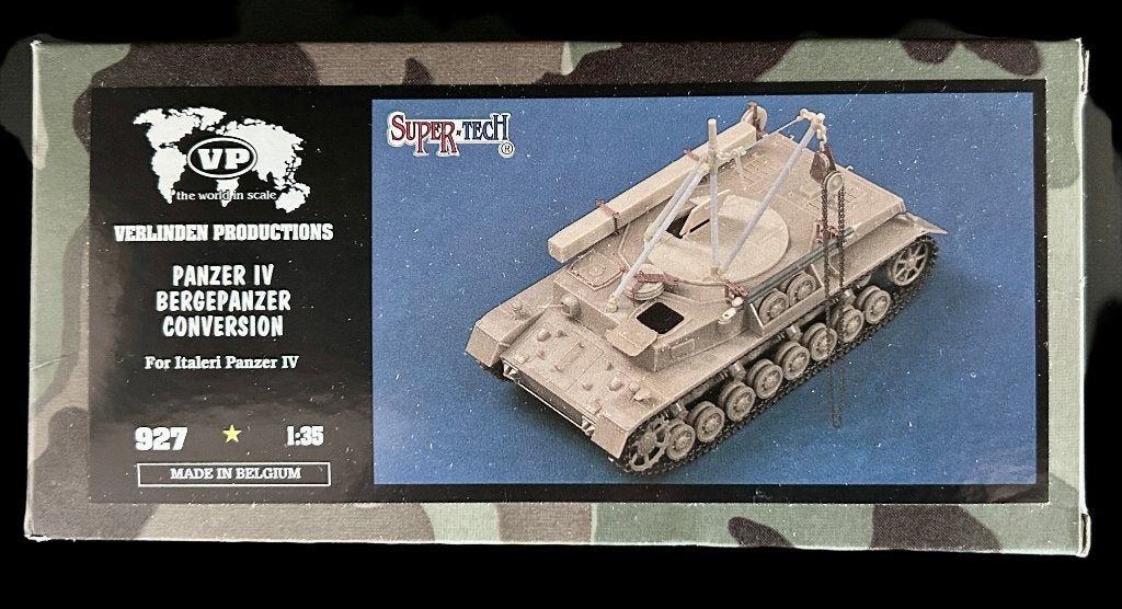 VERLINDEN PANZER BERGEPANZER CONVERSION  IV  1:35 Resin Kit, Ophalen of Verzenden, Nieuw, Overige typen