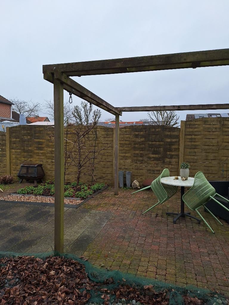 Pergola hout, Ophalen, Gebruikt, 180 tot 250 cm, Palen